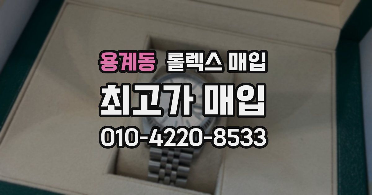 용계동 롤렉스 매입