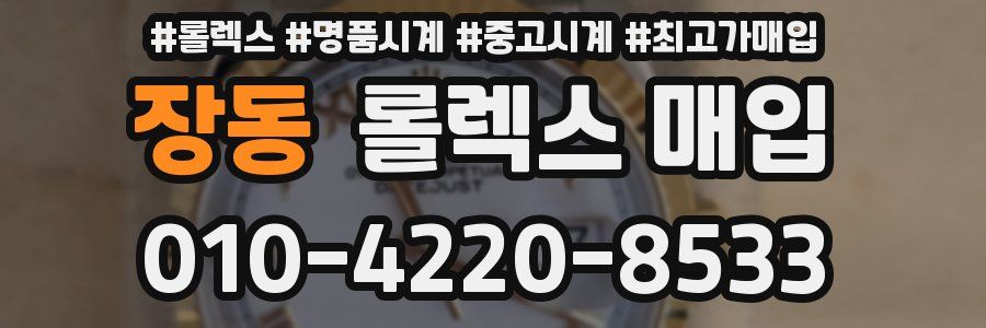 장동 롤렉스 매입