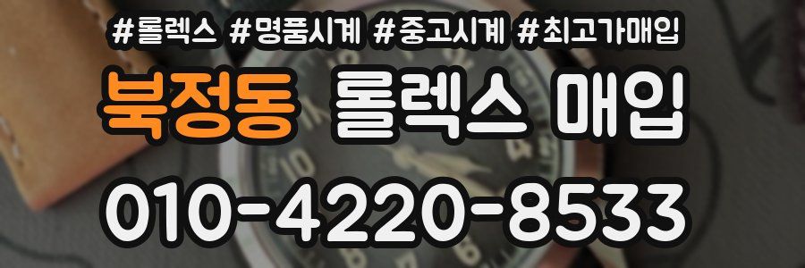 북정동 롤렉스 매입