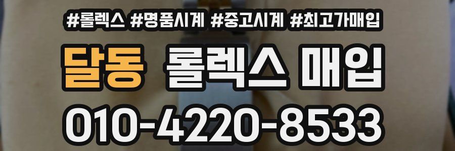 달동 롤렉스 매입