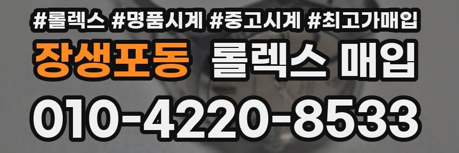 장생포동 롤렉스 매입