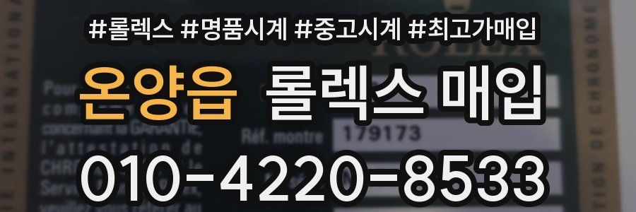 온양읍 롤렉스 매입