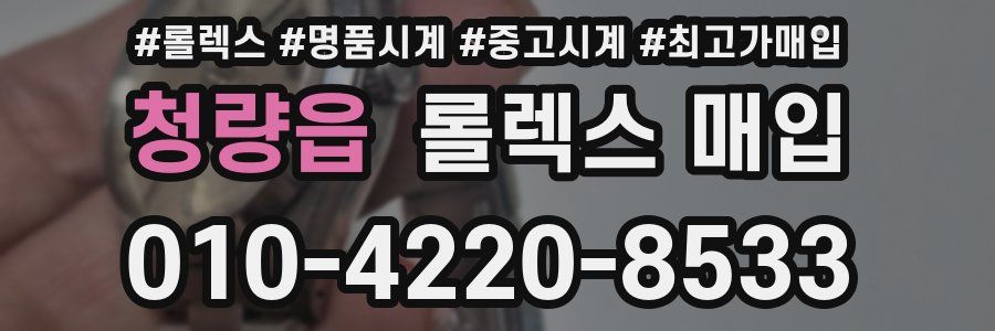 청량읍 롤렉스 매입