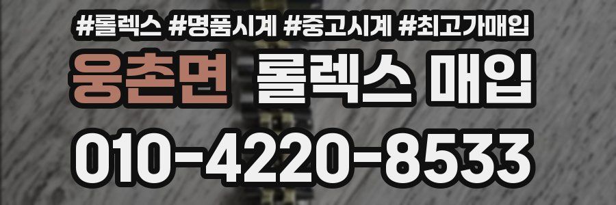 웅촌면 롤렉스 매입