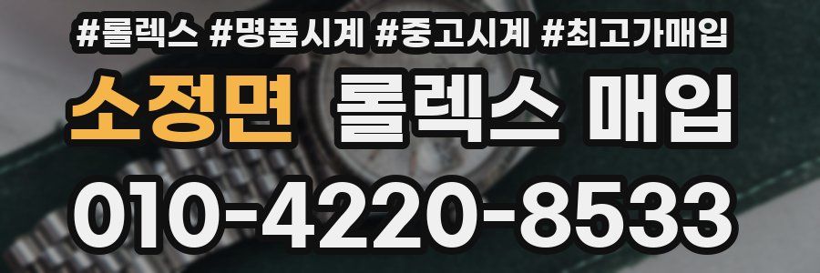 소정면 롤렉스 매입