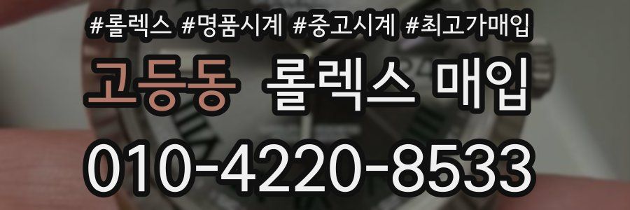 고등동 롤렉스 매입
