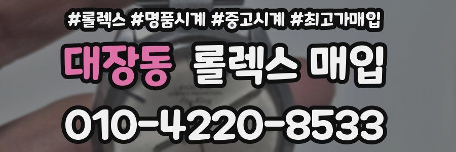 대장동 롤렉스 매입