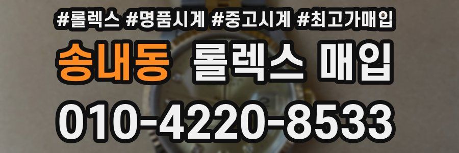 송내동 롤렉스 매입
