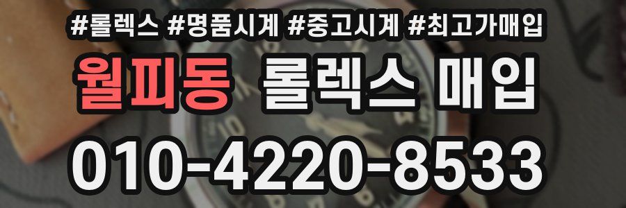 월피동 롤렉스 매입