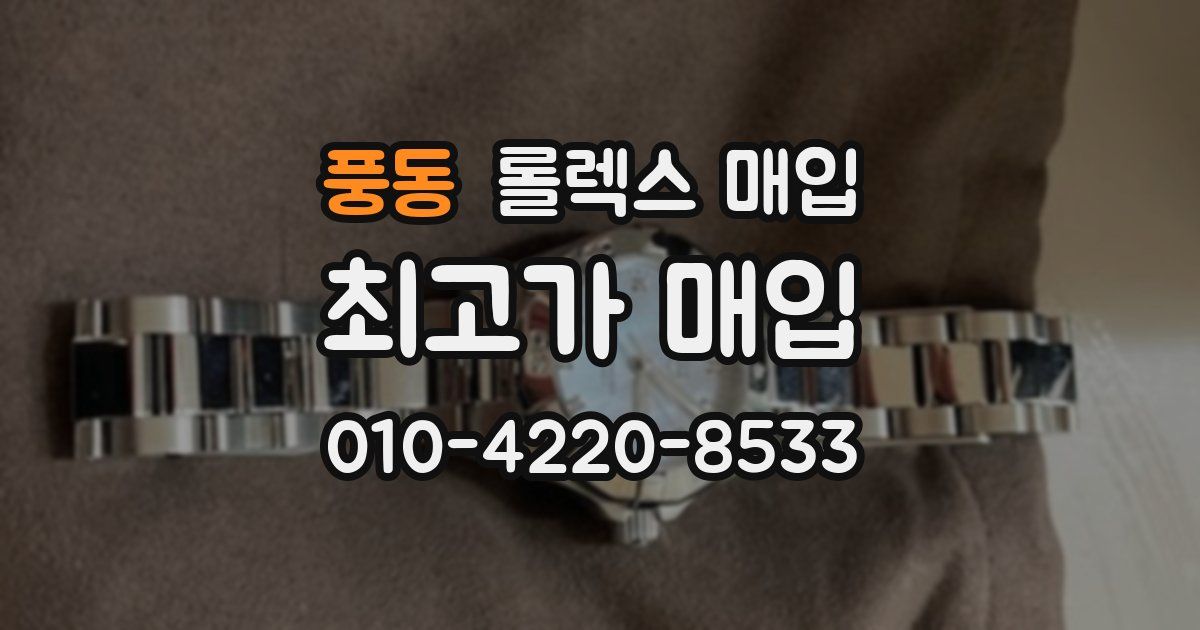 풍동 롤렉스 매입