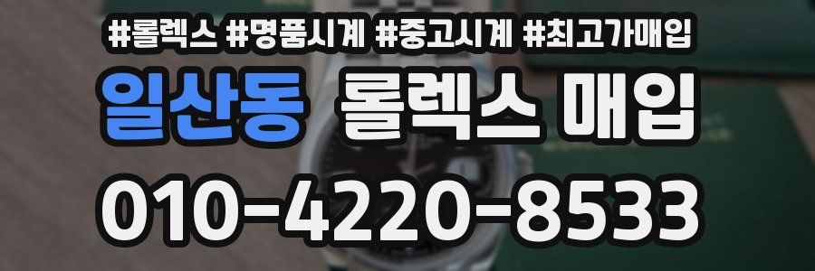 일산동 롤렉스 매입