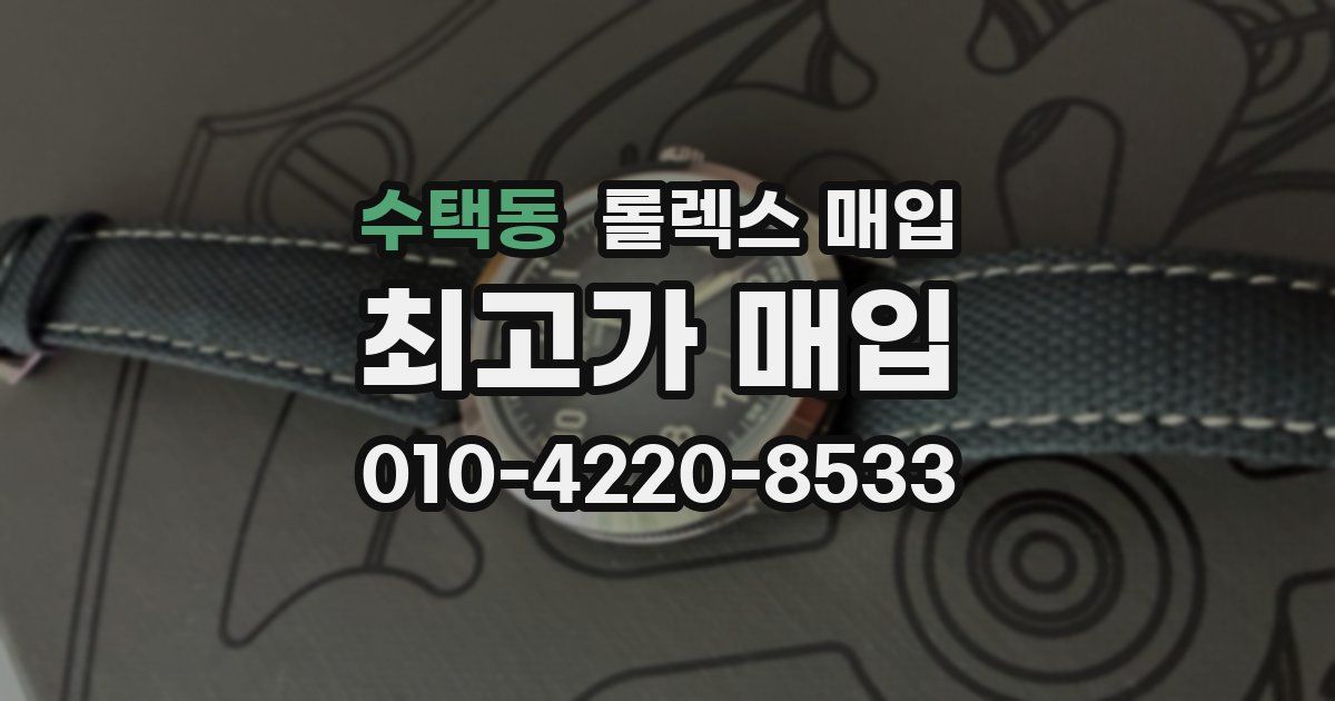 수택동 롤렉스 매입