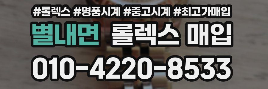 별내면 롤렉스 매입