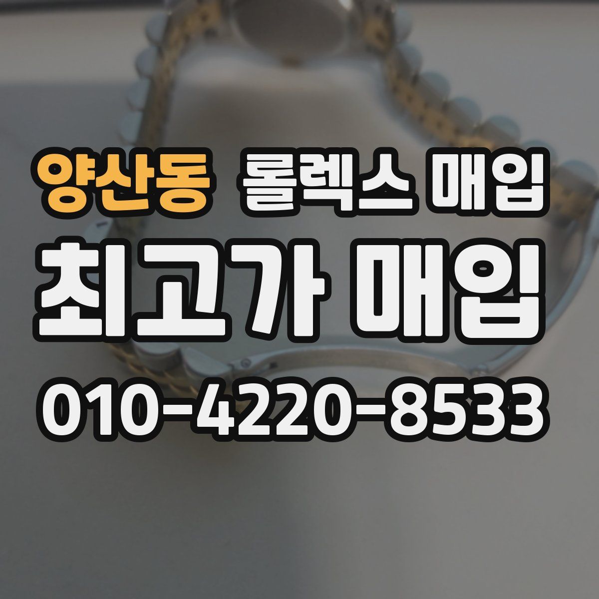 양산동 롤렉스 매입