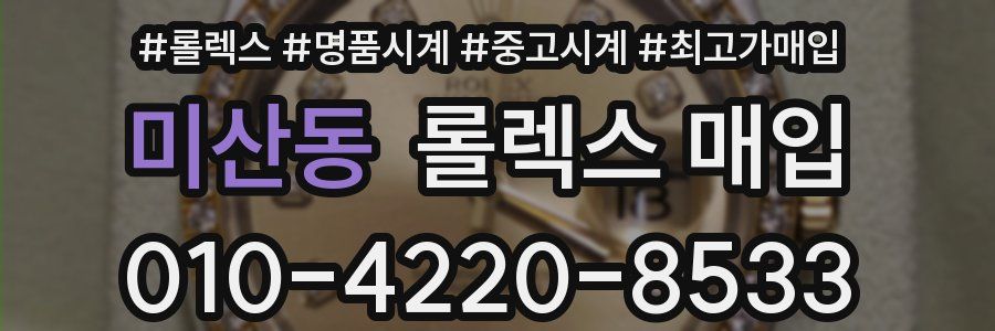 미산동 롤렉스 매입