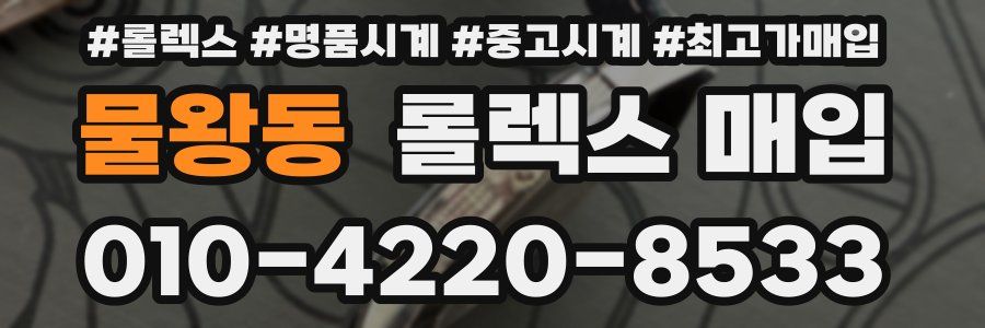 물왕동 롤렉스 매입