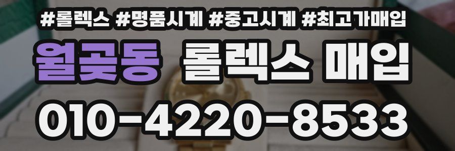 월곶동 롤렉스 매입
