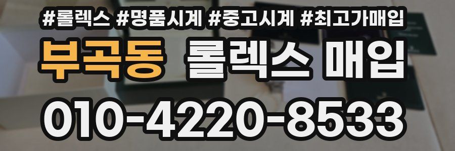 부곡동 롤렉스 매입