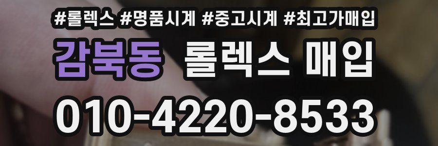 감북동 롤렉스 매입