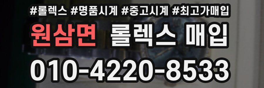 원삼면 롤렉스 매입