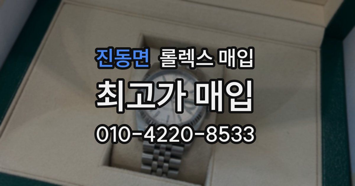 진동면 롤렉스 매입