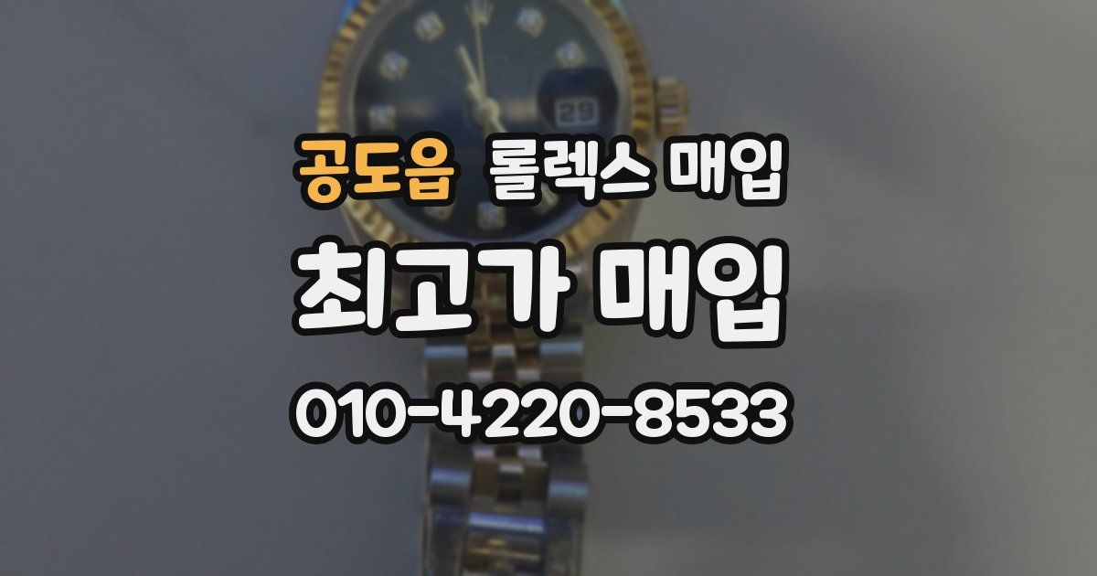 공도읍 롤렉스 매입