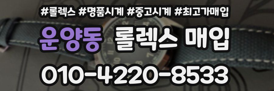 운양동 롤렉스 매입