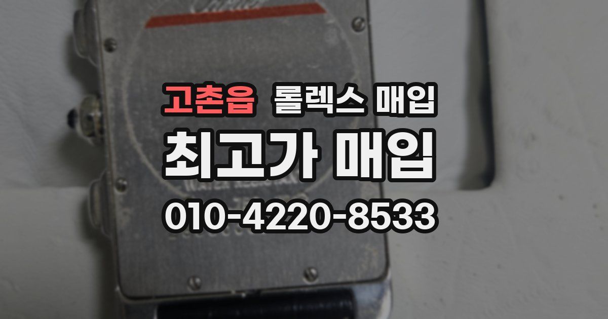 고촌읍 롤렉스 매입