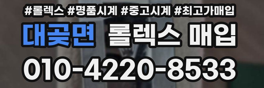 대곶면 롤렉스 매입