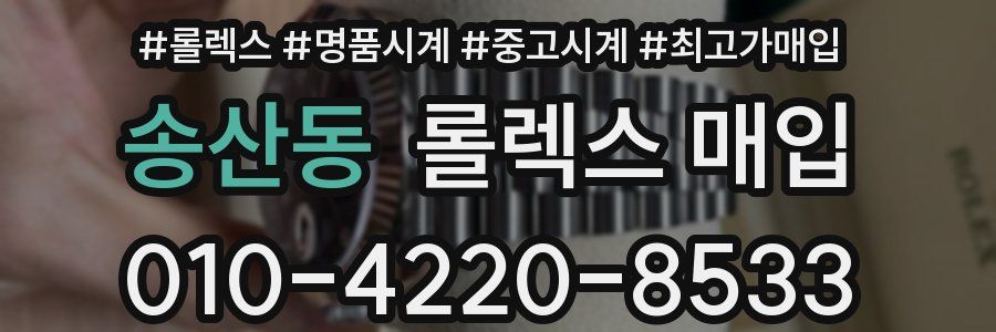 송산동 롤렉스 매입