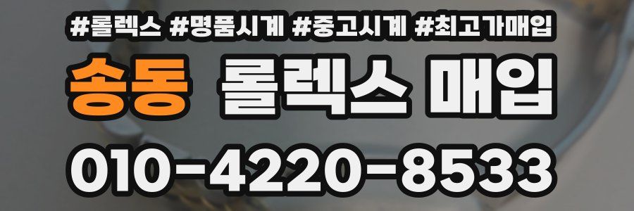 송동 롤렉스 매입