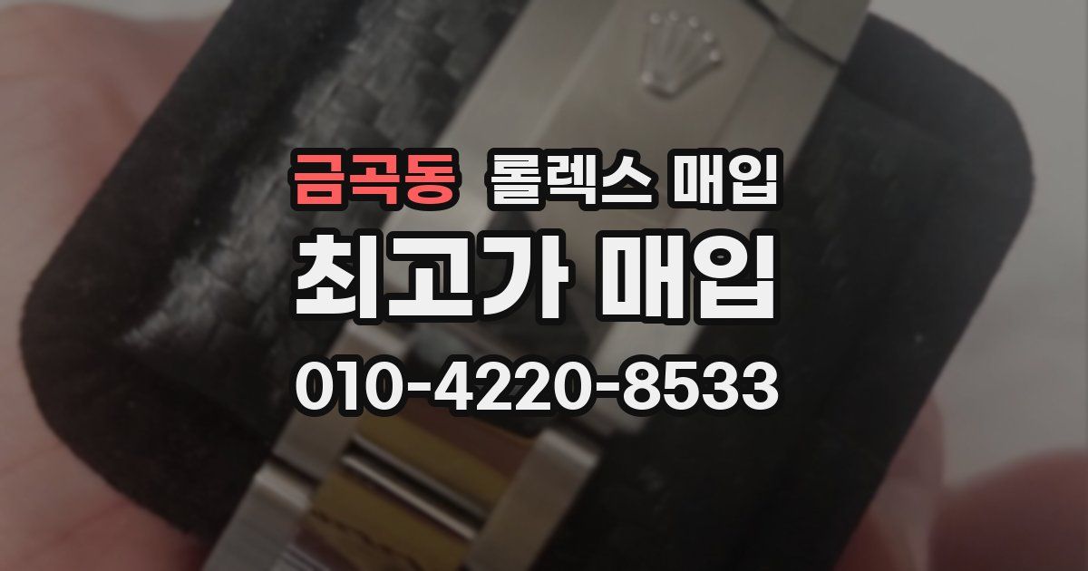 금곡동 롤렉스 매입