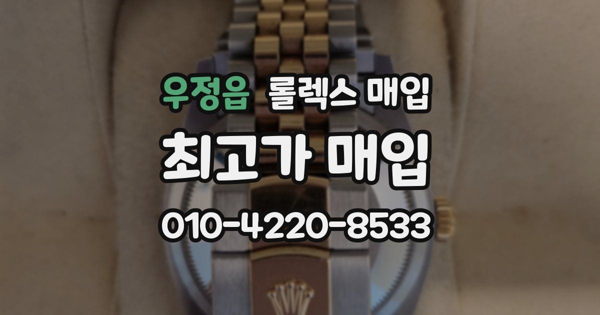 우정읍 롤렉스 매입