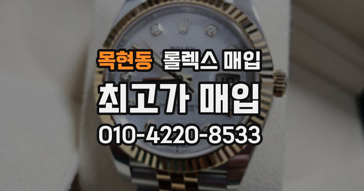 목현동 롤렉스 매입