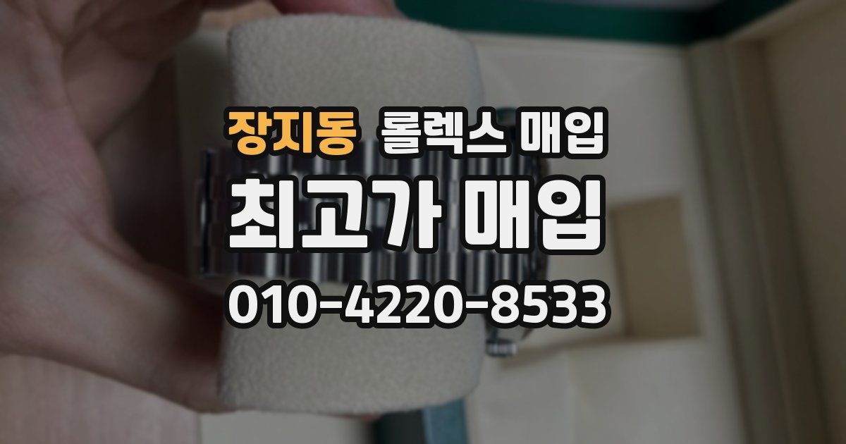 장지동 롤렉스 매입