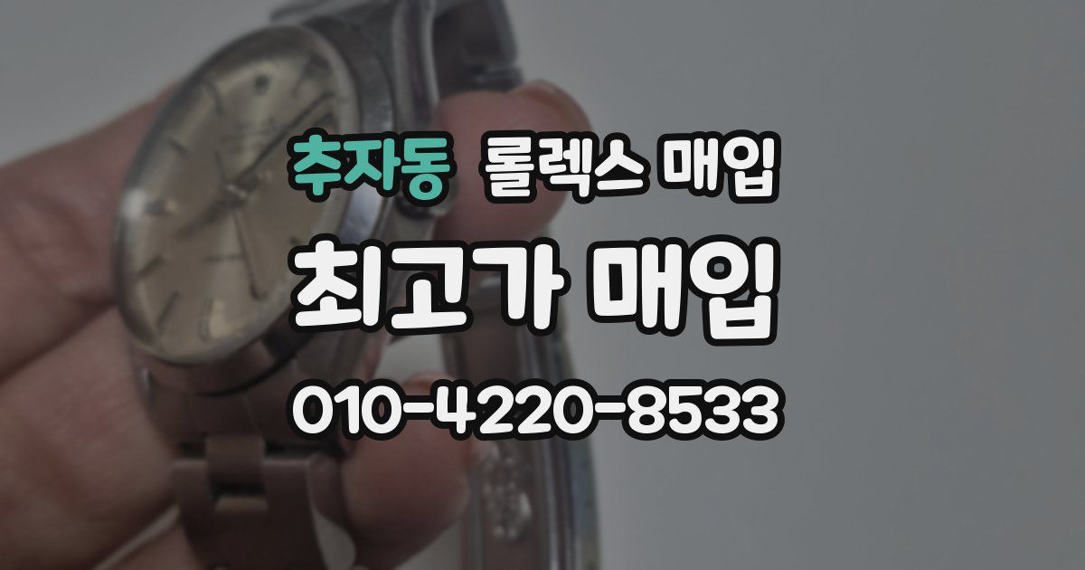 추자동 롤렉스 매입