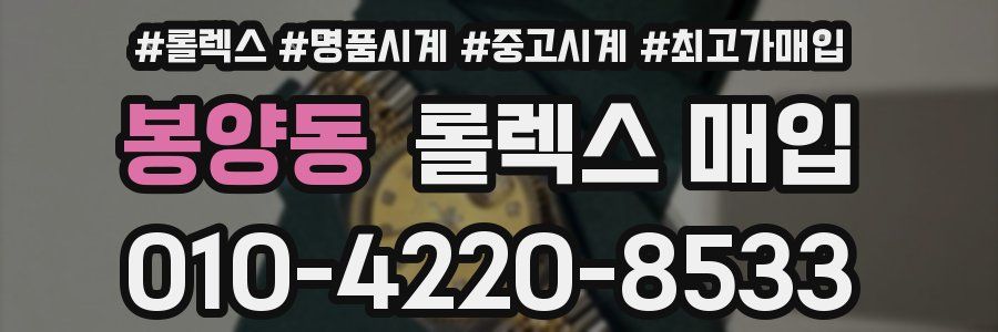 봉양동 롤렉스 매입