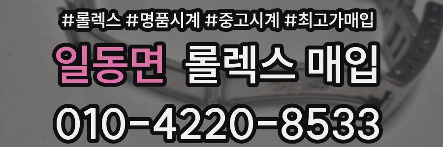 일동면 롤렉스 매입
