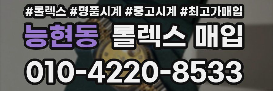 능현동 롤렉스 매입