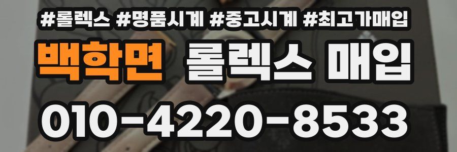 백학면 롤렉스 매입