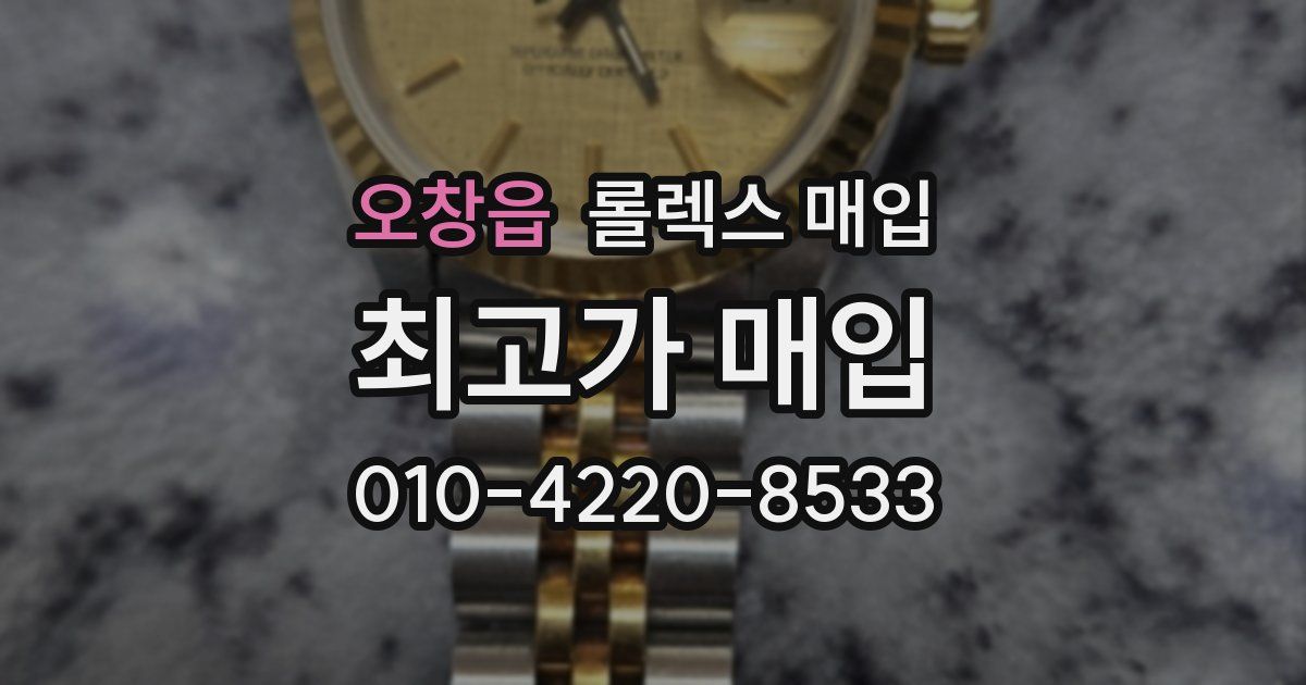 오창읍 롤렉스 매입