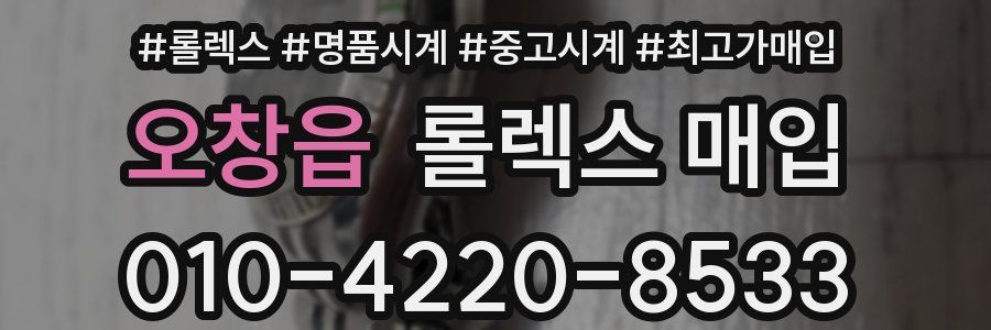 오창읍 롤렉스 매입