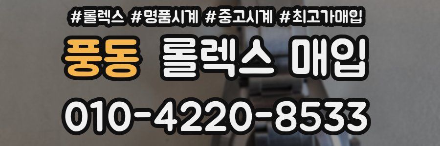 풍동 롤렉스 매입
