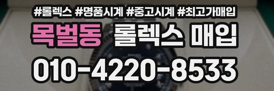 목벌동 롤렉스 매입