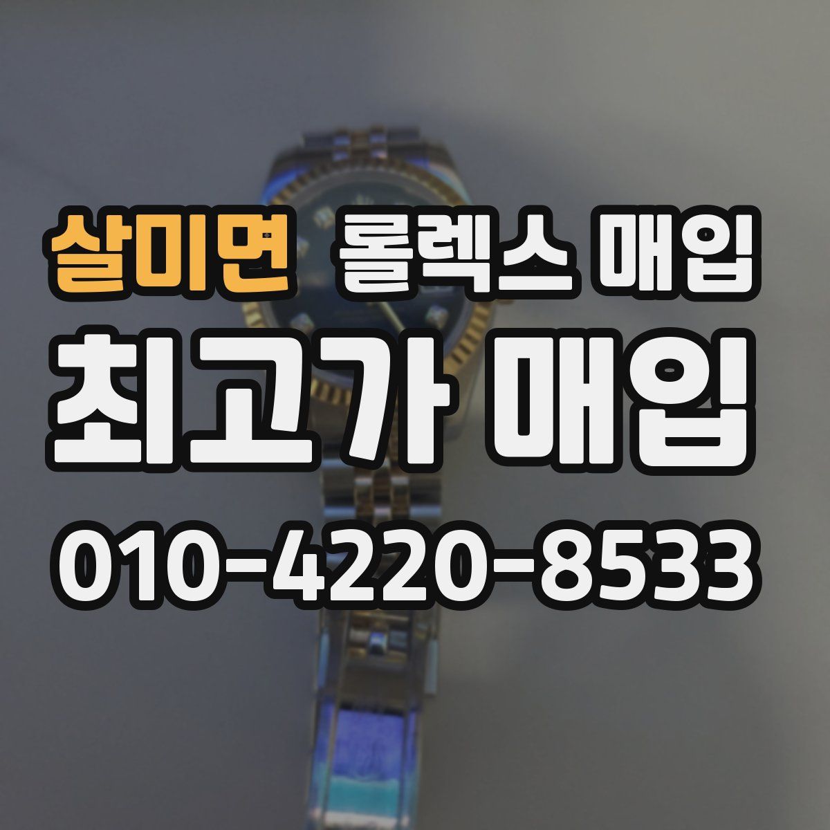 살미면 롤렉스 매입
