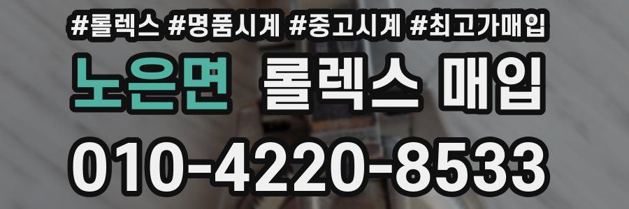 노은면 롤렉스 매입