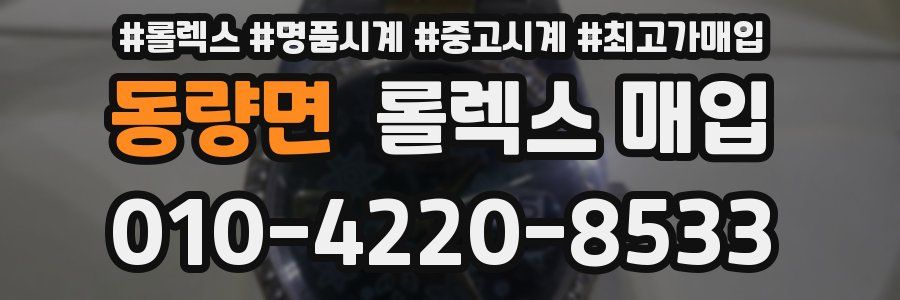 동량면 롤렉스 매입