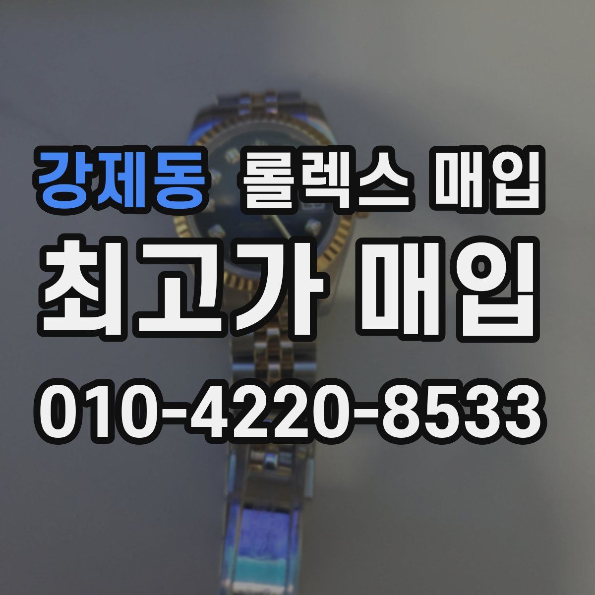 강제동 롤렉스 매입