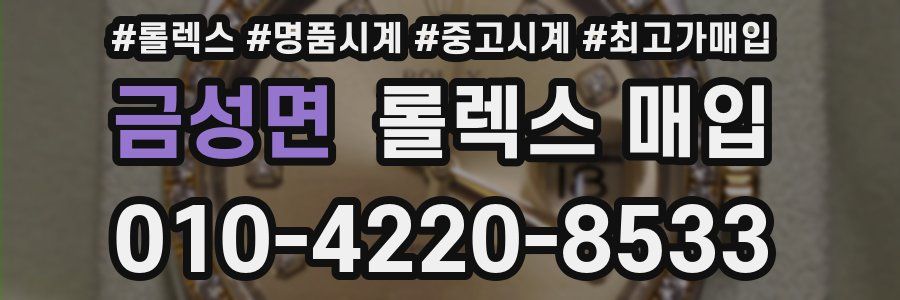 금성면 롤렉스 매입