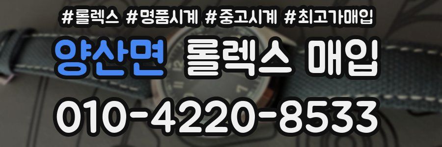 양산면 롤렉스 매입